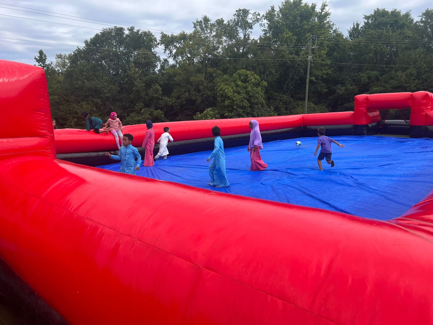 Students enjoying outdoor activities